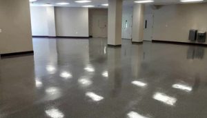 Epoxy basement floor