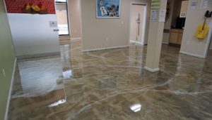 Boise Pure metallic epoxy floor