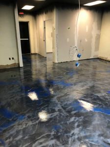 metallic epoxy floor 3