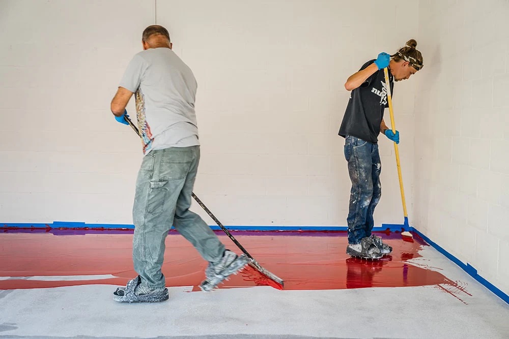 2 single car garage installation