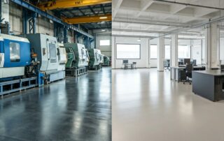 4 Industrial Epoxy Flooring vs Commercial Epoxy Flooring