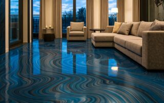 7 Metallic Epoxy Floors in Your Home